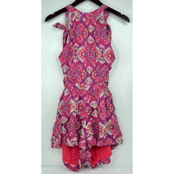 Free People Coral Tides Romper - Picture 4 of 11